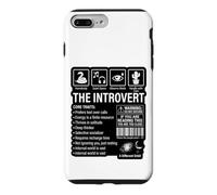 The Introvert Core Traits Funny Antisocial Sarcastic Case for iPhone 7 Plus/8 Plus