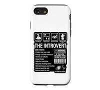 The Introvert Core Traits Funny Antisocial Sarcastic Case for iPhone SE (2020) / 7/8