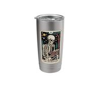 The Introvert Tarot Card Indoorsy Men Introvert Stainless Steel Insulated Tumbler