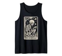 The Introvert Tarot Card Indoorsy Skeleton Introvert Tank Top