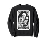 The Introvert Tarot Card Indoorsy Women Introvert Sweatshirt