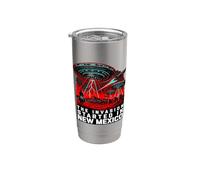 The Invasion Started in New Mexico UFO Cowboy Stainless Steel Insulated Tumbler