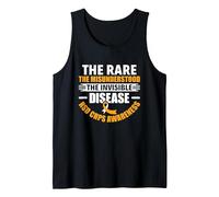 The Invisible Disease RSD CRPS Warrior RSD CRPS Awareness Tank Top, Men, Black, XX-Large
