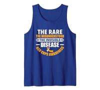 The Invisible Disease RSD CRPS Warrior RSD CRPS Awareness Tank Top, Men, Royal Blue, XX-Large