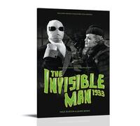 The Invisible Man 1933 Poster Decorative Painting Canvas Mural Is Bright And Beautiful, Suitable for Office Bedroom Decorative Painting to Create The Right AtmosphereFrame-style12x18inch(30x45cm)