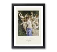 The Invitation By William Adolphe Bouguereau Exhibition Museum Painting Framed Print | A4 Black Framed Wall Art | Ready to Hang | Modern Historical Picture | Living Room Bedroom Lounge Office