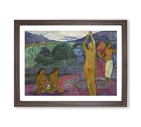 The Invocation By Paul Gauguin Classic Painting Framed Print | A3 Walnut Framed Wall Art | Ready to Hang | Classic Historical Picture | Living Room Bedroom Lounge Office