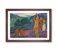 The Invocation by Paul Gauguin Framed Print | A2 Walnut Framed Wall Art | Ready to Hang | Modern Nature Picture | Living Room Bedroom Lounge Office