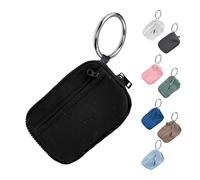 The Iris' Wallet | Iris Wallet for Women | Zip Card Case with ID Window | Waterproof Nylon Pouch Wristlet Bag for Women Shopping Traveling Working