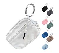 The Iris' Wallet | Iris Wallet for Women | Zip Card Case with ID Window | Waterproof Nylon Pouch Wristlet Bag for Women Shopping Traveling Working