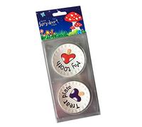 The Irish Fairy Door Company FD554496 Fairy Plate Twin Pack