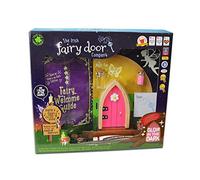 The Irish Fairy Door Company Glow in the Dark Pink Door