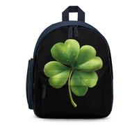 The Irish Four Leaf Clover Printed Backpacks 12.5" Lightweight Daypacks Travel Bag for Camping Hiking