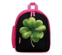 The Irish Four Leaf Clover Printed Backpacks 12.5" Lightweight Daypacks Travel Bag for Camping Hiking