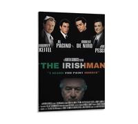 The Irishman Classic Movie Poster (16) Poster Cool Artworks Painting Wall Art Canvas Prints Hanging Picture Posters 12x18inch(30x45cm)