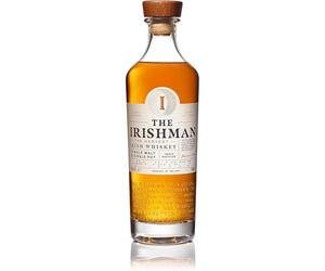 The Irishman The Harvest - Blended Irish Whiskey - Triple Distilled from 100% Barley & Oak Cask Aged - Pot Still & Single Malt Blend - 40% Alcohol Volume - 70cl (0.7 Litre) Bottle