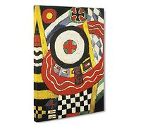 The Iron Cross By Marsden Hartley Canvas Print for Living Room Bedroom Home Office Décor, Wall Art Picture Ready to Hang, 30 x 20 Inch (76 x 50 cm)