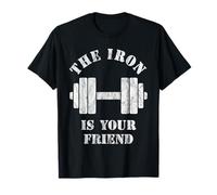 The Iron Is Your Friend v3 - Weight Lifting And Bodybuilding T-Shirt