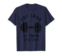 The Iron is Your Friend v3 - Weight Lifting and Bodybuilding T-Shirt
