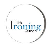 THE IRONING QUEEN WHITE 45mm Fridge Magnet