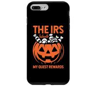 The IRS Wants My Quest Reward Candy Halloween Carved Pumpkin Case for iPhone 7 Plus/8 Plus