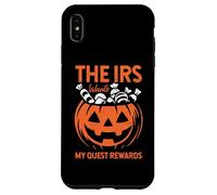 The IRS Wants My Quest Reward Candy Halloween Carved Pumpkin Case for iPhone XS Max