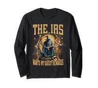 The IRS Wants My Quest Rewards Funny Hard Wizard Bootleg Long Sleeve T-Shirt