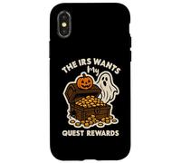 The IRS Wants My Quest Rewards Halloween Funny Wizard Meme Case for iPhone X/XS