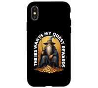 The IRS Wants My Quest Rewards Halloween Funny Wizard Meme Case for iPhone X/XS