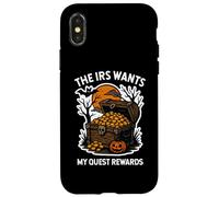 The IRS Wants My Quest Rewards Halloween Funny Wizard Meme Case for iPhone X/XS