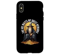 The IRS Wants My Quest Rewards Halloween Funny Wizard Meme Case for iPhone X/XS