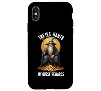 The IRS Wants My Quest Rewards Halloween Funny Wizard Meme Case for iPhone X/XS