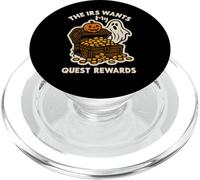 The IRS Wants My Quest Rewards Halloween Funny Wizard Meme PopSockets PopGrip for MagSafe