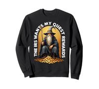 The IRS Wants My Quest Rewards Halloween Funny Wizard Meme Sweatshirt