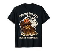 The IRS Wants My Quest Rewards Halloween Funny Wizard Meme T-Shirt