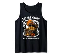 The IRS Wants My Quest Rewards Halloween Funny Wizard Meme Tank Top