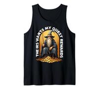 The IRS Wants My Quest Rewards Halloween Funny Wizard Meme Tank Top