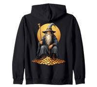The IRS Wants My Quest Rewards Halloween Funny Wizard Meme Zip Hoodie