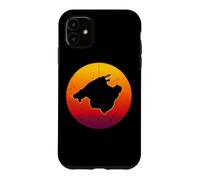The Island of Mallorca in Spain Retro Sunset Mallorca Case for iPhone 11