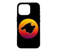 The Island of Mallorca in Spain Retro Sunset Mallorca Case for iPhone 16 Pro