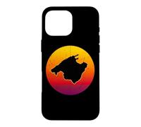 The Island of Mallorca in Spain Retro Sunset Mallorca Case for iPhone 16 Pro Max