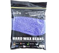 THE ISMA Hard Wax Beads 500g, HardWax Beans Stripless Depilatory Waxing Pellets for Body and Facial Hair Removal, Lavender