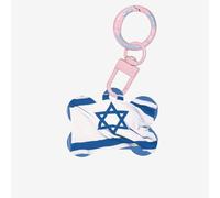 The Israeli Flag Dog Tags for Pets,Bone-Shaped Acrylic Pet ID Tags,Perfect for Small to Large Dogs and Cats,Cute & Functional