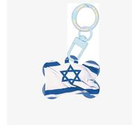The Israeli Flag Dog Tags for Pets,Bone-Shaped Acrylic Pet ID Tags,Perfect for Small to Large Dogs and Cats,Cute & Functional