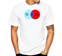 The IT Crowd Music I Like Roy Moss Jen Venn Diagram T-Shirt White M White L
