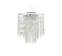 The Italian Collection Evasione 10 Light Chandelier in Polished Chrome Finish