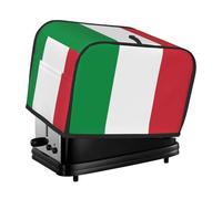 The Italian flag toaster cover is suitable for 2 small toaster covers with wide slots and comes with a storage pocket to meet diverse baking needs.