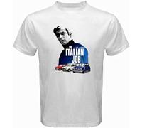 The Italian Job Retro Movie Poster Mens T-Shirt White M