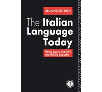The Italian Language Today – Routledge