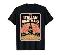 The Italian Nightmare Breaking Spaghetti Funny Italian Food T-Shirt